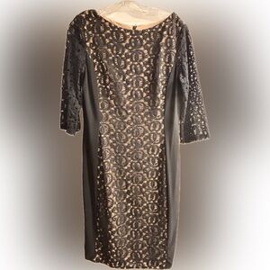 Elegant Black Lace Dress